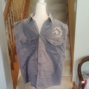 Biker Design Daytona Beach 2006 Bike Week Support Our Troops Vest Size 2XL